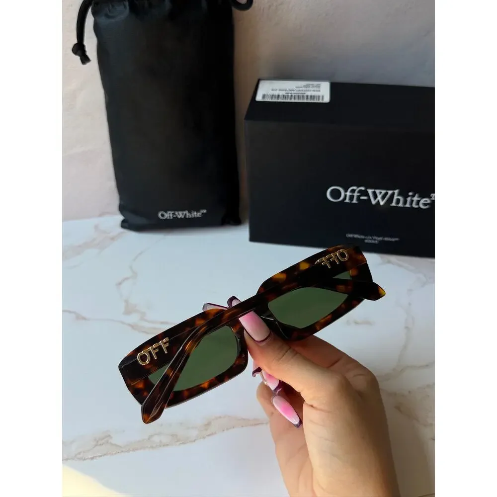 NEW Off White Renton Havana Brown Unisex Sunglasses